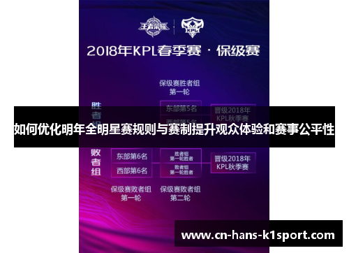 如何优化明年全明星赛规则与赛制提升观众体验和赛事公平性